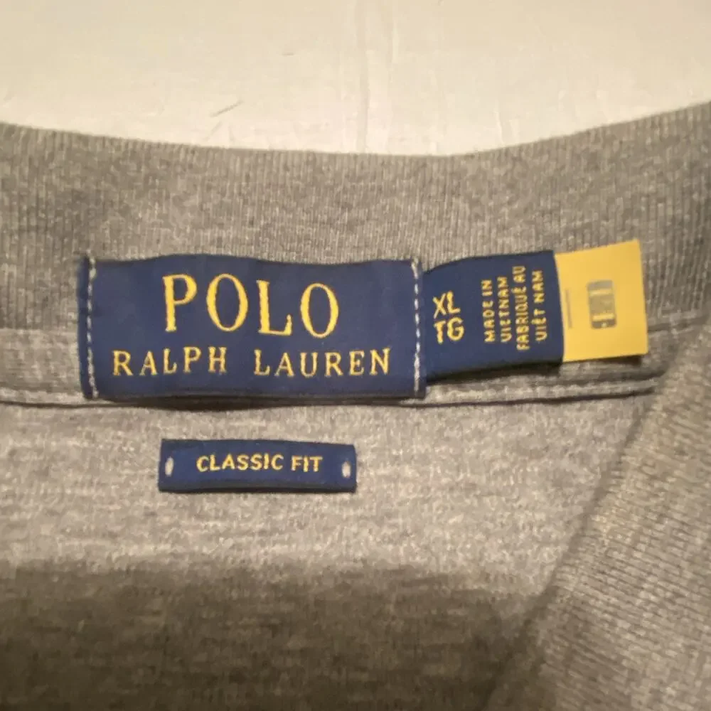 Polo Ralph Lauren Polo Shirt Men’s XL Gray Classic Fit Cotton Short Sleeve